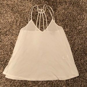 Express One Eleven White Tank
